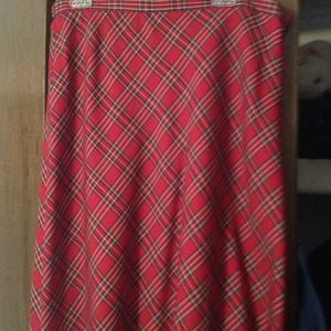PRICE REDUCTION! Plaid skirt