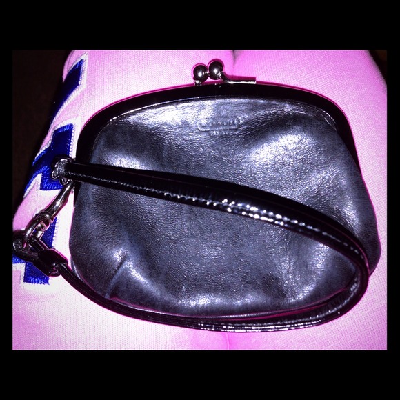 Coach Clutches & Wallets - Coach kiss lock coin purse small Wristlet
