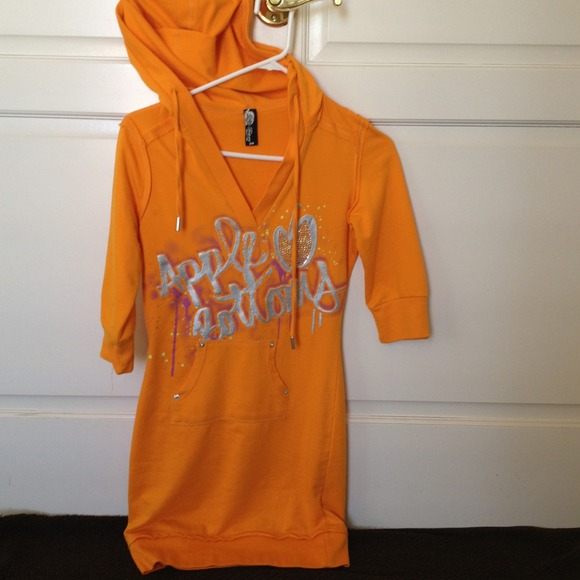 Orange Apple Bottom Bathing Suit Coverup