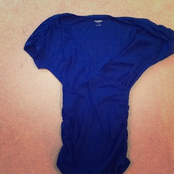 Express Sexy Basic Tee (Blue) Traded!!