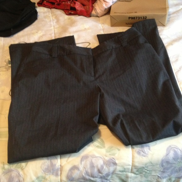PRICE REDUCTION! Grey pinstriped dress pants