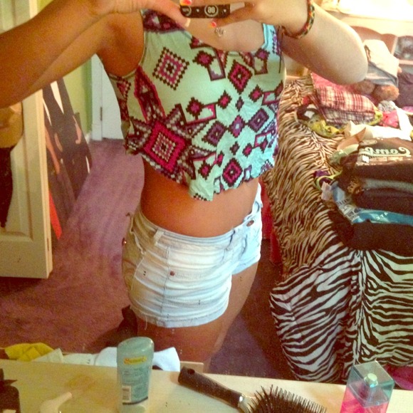 Aztec crop top!