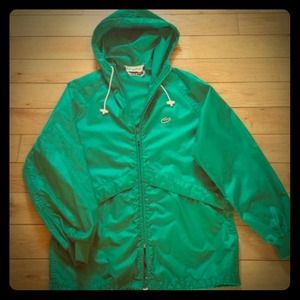 Reserved4trade Lacoste raincoat Vintage