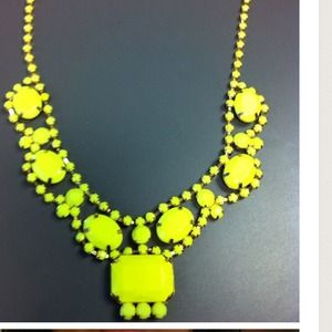 Jewelry - 🎉HP 11/16🎉 - Chunky neon yellow necklace Jewelry - 🎉HP 11/16🎉 - Chunky neon yellow necklace