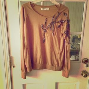 Zara long sleeve with sequins size L