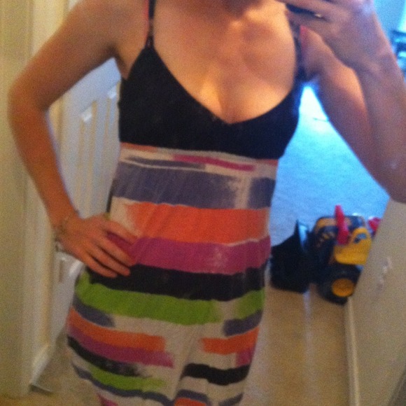 Colorful dress!