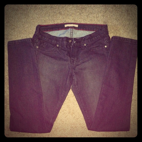 Faded black skinny jeans
