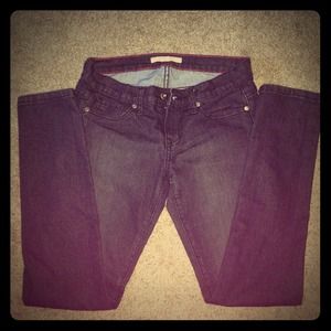 Faded black skinny jeans