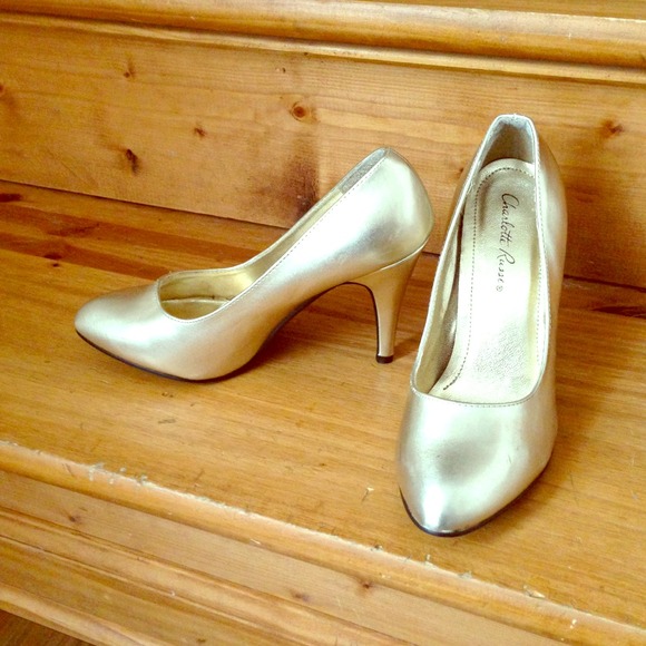 Gold heels