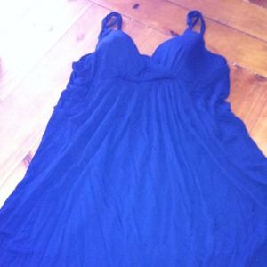 Navy blue sundress