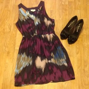 ⚡SOLD⚡Plum Ikat Dress