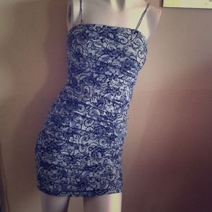 Black&White Floral Dress