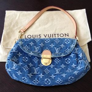 Louis Vuitton denim pochette Shoulder Bag