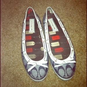 Coach slip ons