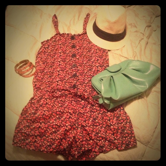 SOLD! Adorable floral romper!