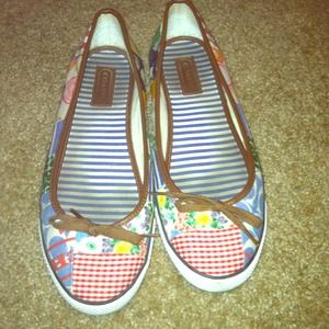 Coach flats, size 10, women's, barely worn,