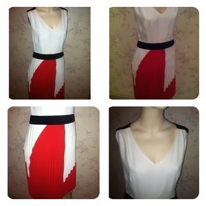 Trina Turk Crepe Suiting Geometric Dress