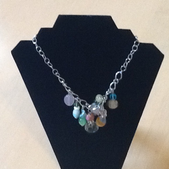 Multi-Color Stone Necklace