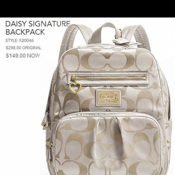 coach daisy backpack