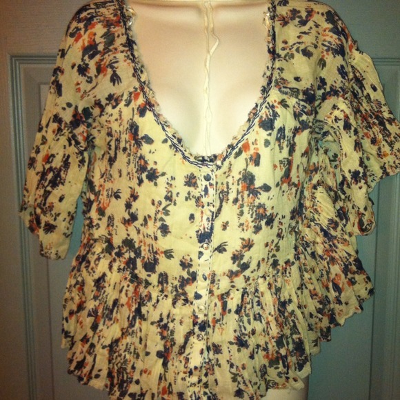 **SOLD**Free People Boho top