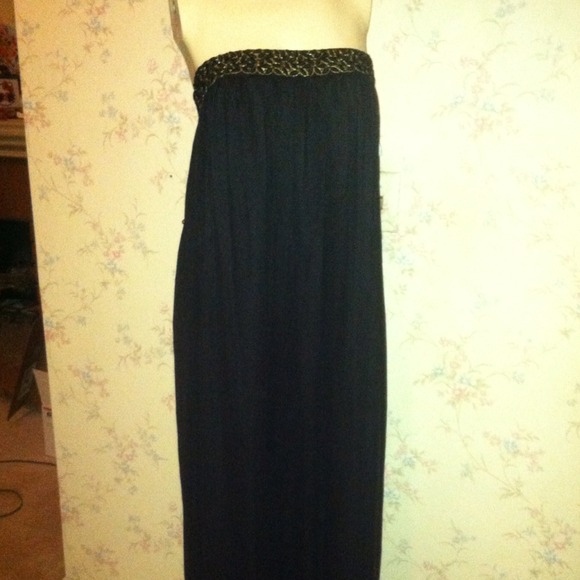 *****SOLD*****Trina Turk long strapless dress NWOT - Picture 4 of 4