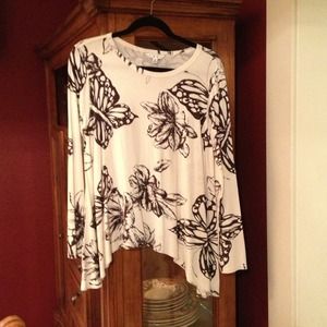 CAbi butterfly print top M for CDUEK