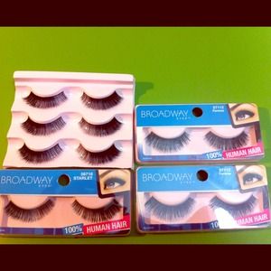 6 pairs of Glamours False Eyes bundle