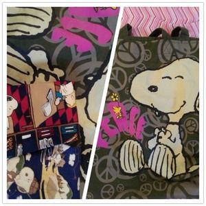 BUNDLE! Snoopy tote and snoopy ties