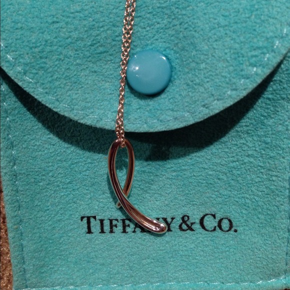 Tiffany and Co. "L" necklace
