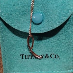 Tiffany and Co. "L" necklace