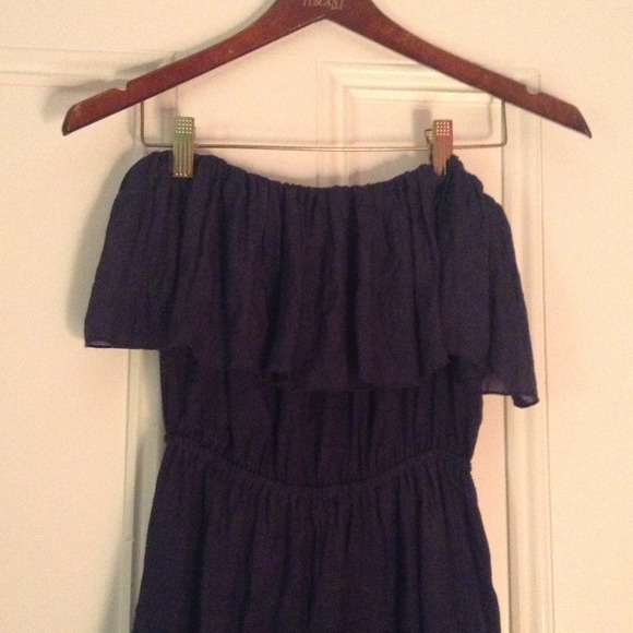 High low strapless dress - Picture 3 of 4