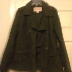 Green corduroy jacket. Size Medium