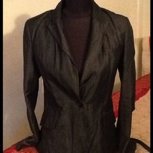 Denim like blazer size 10