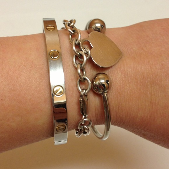 3 pcs sterling silver bracelet