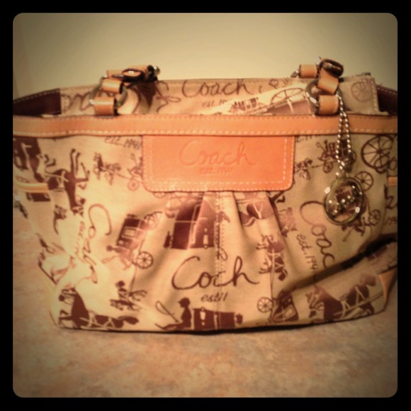 Coach Tan Leather Bag