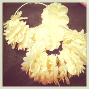 Statement flower earrings