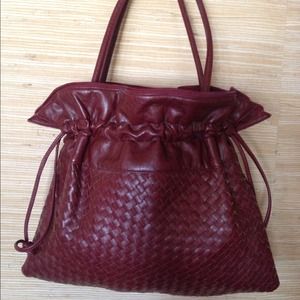 Burgundy purse- new