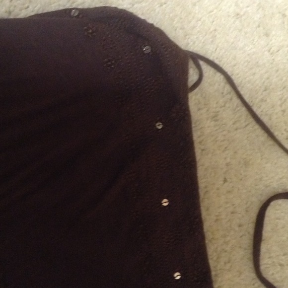 Brown J. crew halter dress size small - Picture 2 of 3