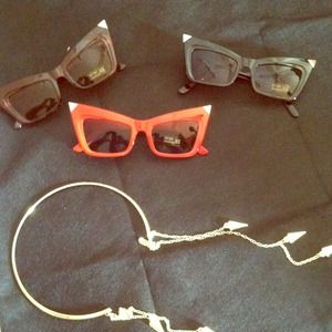Cat eye sunglasses