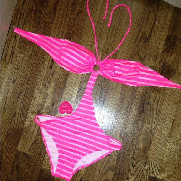 NWT-BIKINI - SUMMER IS HERE-hot pink L- - Picture 2 of 2