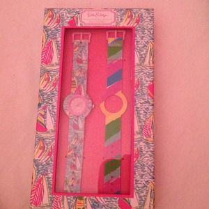 Brand new Lilly Pulitzer watch set