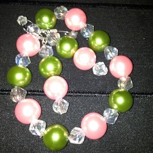 Bracelet and earrings