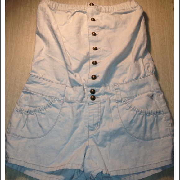 Grane Other - 💫BUNDLE💫Strapless Romper & Betsey Johnson bra