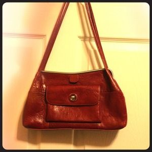 $5- Red Wilson's Leather Purse