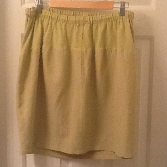 SOLD-Silk/Linen blend Maternity Skirt - Picture 2 of 3