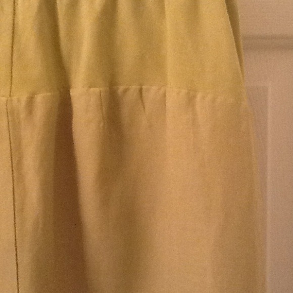 SOLD-Silk/Linen blend Maternity Skirt - Picture 3 of 3