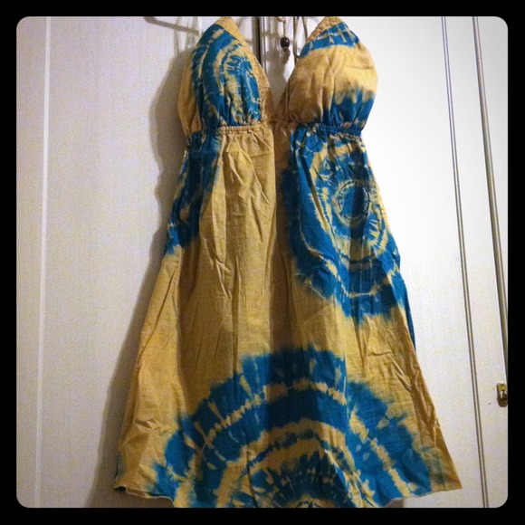 🚫Sold🚫Haltered Tie-dye dress