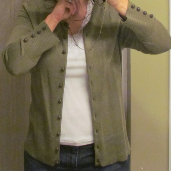 Grace Elements Olive Green cardigan