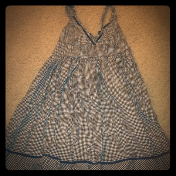 Cute Gingham Check Sundress