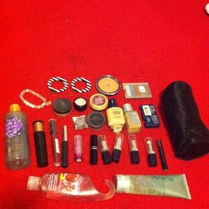 Lots of make up accessories and etc.